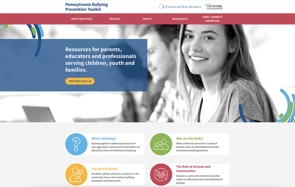 Pennsylvania Bullying Prevention homepage