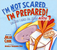 I'm No Scared, I'm prepared! book cover, click to visit Amazon webpage
